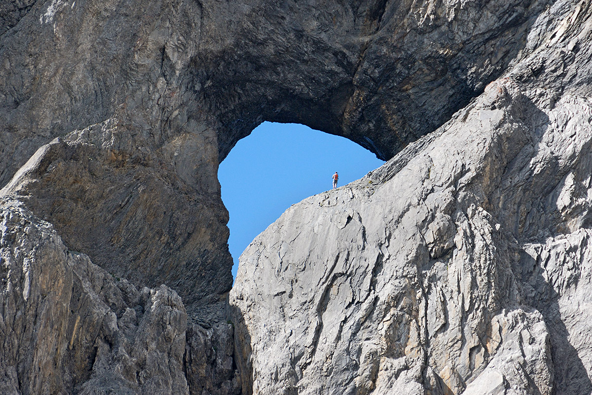 Martin’s Hole – A Natural Hole in the Tschingel Horns